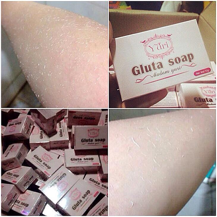 สบู่กลูต้า ยูริ GLUTA SOAP MADAM YURI 65 บาท