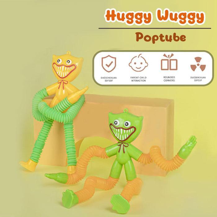 TB003-CH25 จำนวน 2 ชิ้น ของเล่น ท่อยืด คละสี POP TUBE ฮักกี้วอล์คกี้ Huggy Wuggy Poptube ป๊อปทูป ของเล่นท่อสปริง มีเสียง