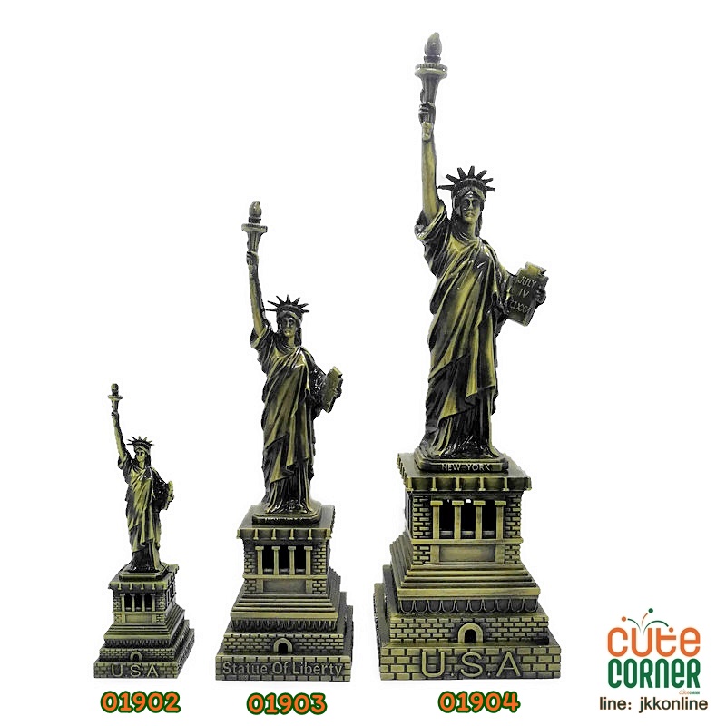 01903- โมเดลเทพีเสรีภาพ BL 26 ซม - ฟรีค่าส่ง