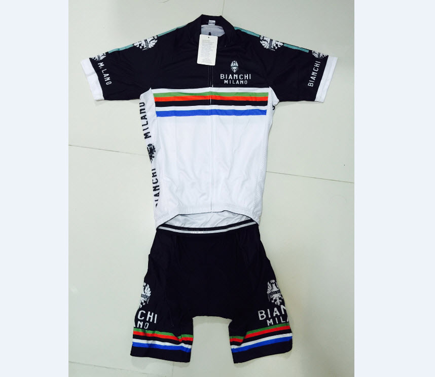 ชุดปั่นจักรยาน Bianchi B08 เสื้อปั่นจักรยาน และ กางเกงปั่นจักรยาน