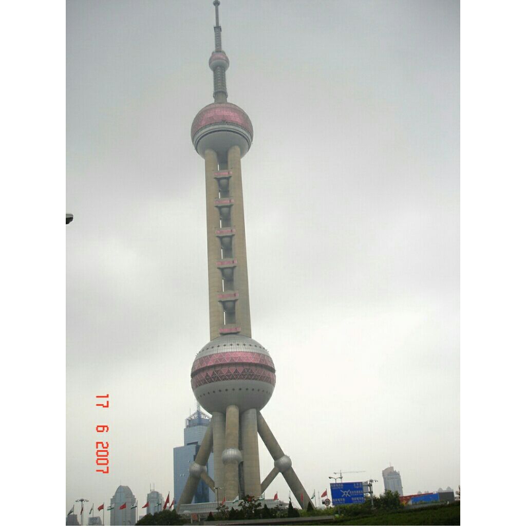 01736-โมเดลหอไข่มุกตะวันออก 18ซม - ฟรีค่าส่ง