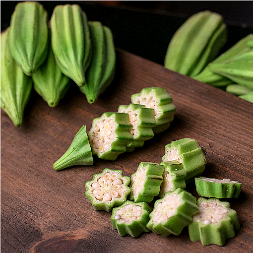เมล็ดพันธุ์ กระเจี๊ยบเขียว สตาร์ออฟเดวิด Star Of David Okra Seed