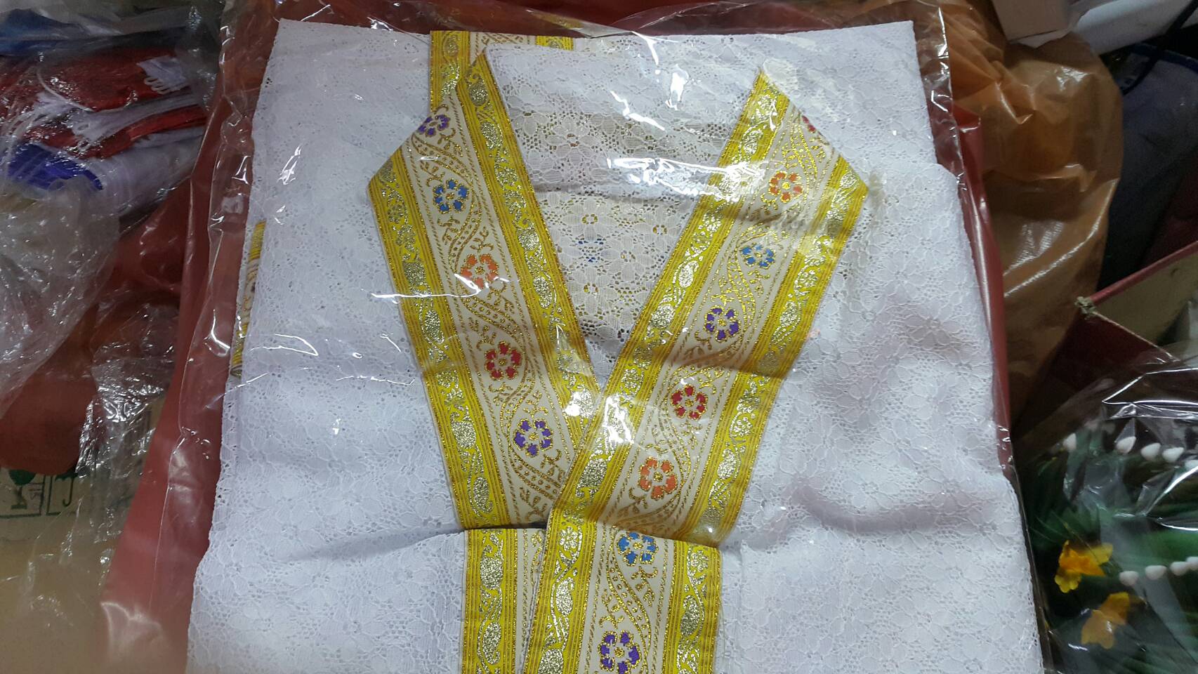 เสื้อคลุมนาคผ้าลูกไม้อย่างดี *รุ่นใหม่ ขายดี