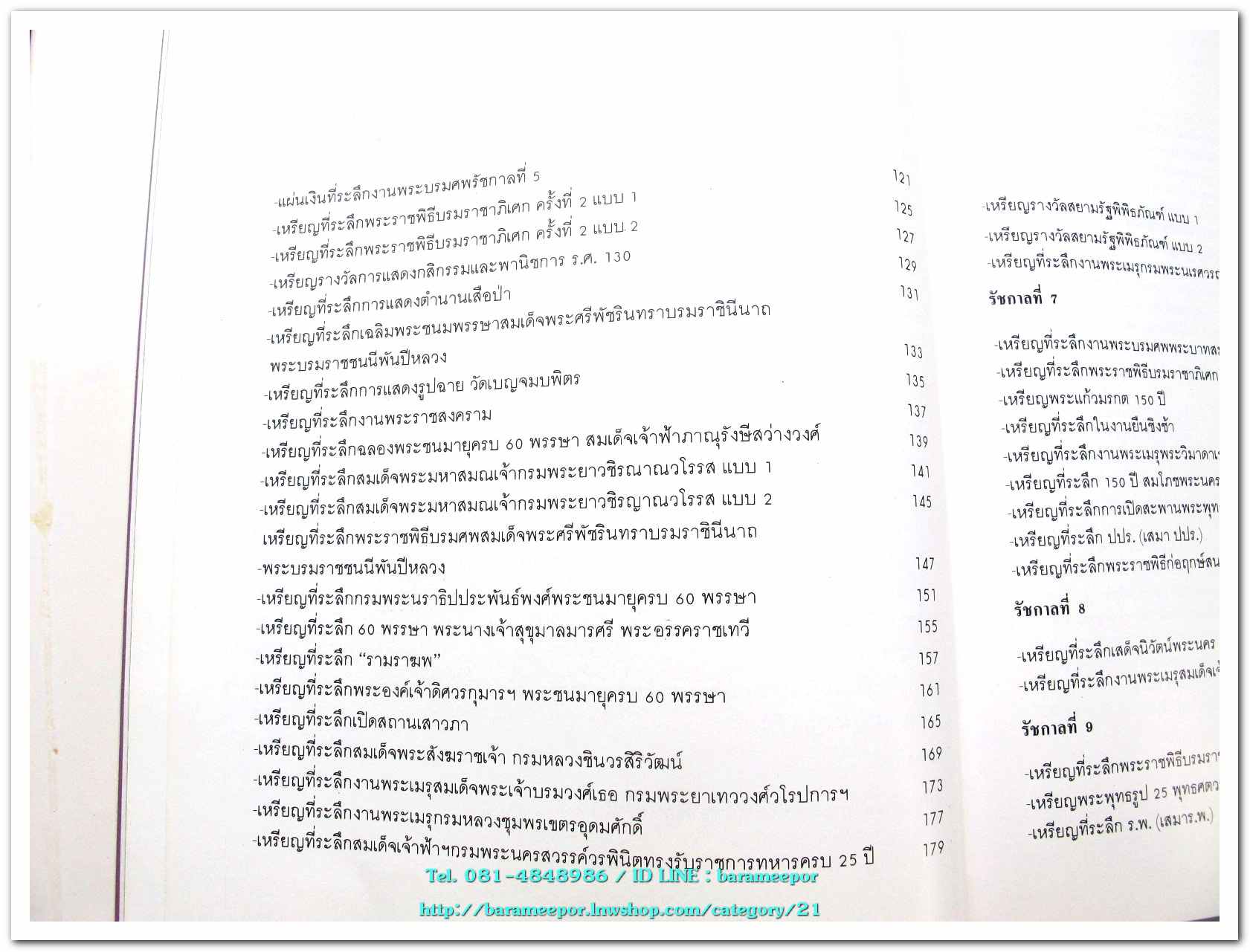 หนังสือ เหรียญกษาปณ์ เหรียญที่ระลึก กรุงรัตนโกสินทร์ พ.ศ.๒๓๒๕-๒๕๒๕ โดย: กรมธนารักษ์ กระทรวงการคลัง