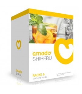 (ซื้อ 2 แถม 1) Amado Shireru อมาโด้ ชิเรรุ บรรจุ 6 ซอง ชามะนาวดื่มแล้วผอม ดักจับไขมัน ดักจับแป้ง เร่งการเผาพลาญ