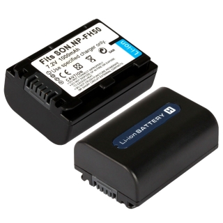 แบตเตอรี่กล้อง Sony รหัสแบต NP-FH50 NPFH50 Battery แบตโซนี่ ใช้กับกล้อง Sony Cyber-shot รุ่น DSC-HX100V DCR-30 DCR-DVD103 HDR-XR520V HDR-XR520VE
