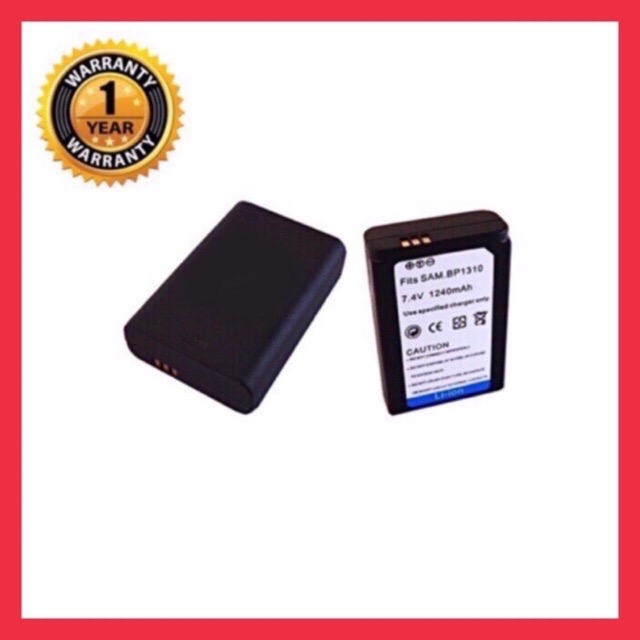 แบตเตอรี่ ซัมซุง BP1310/Samsung battery BP1310 แบตเตอรี่กล้อง Samsung รหัสแบต BP-1310 BP1310 Battery แบตซัมซุง ใช้กับกล้อง Samsung รุ่น NX11 NX20 NX100 NX5 NX10