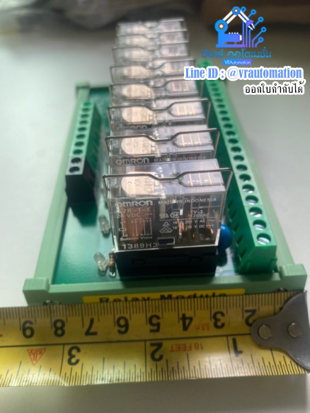 ชุด Omron relay module 24V 10A จำนวน 8 ช่อง