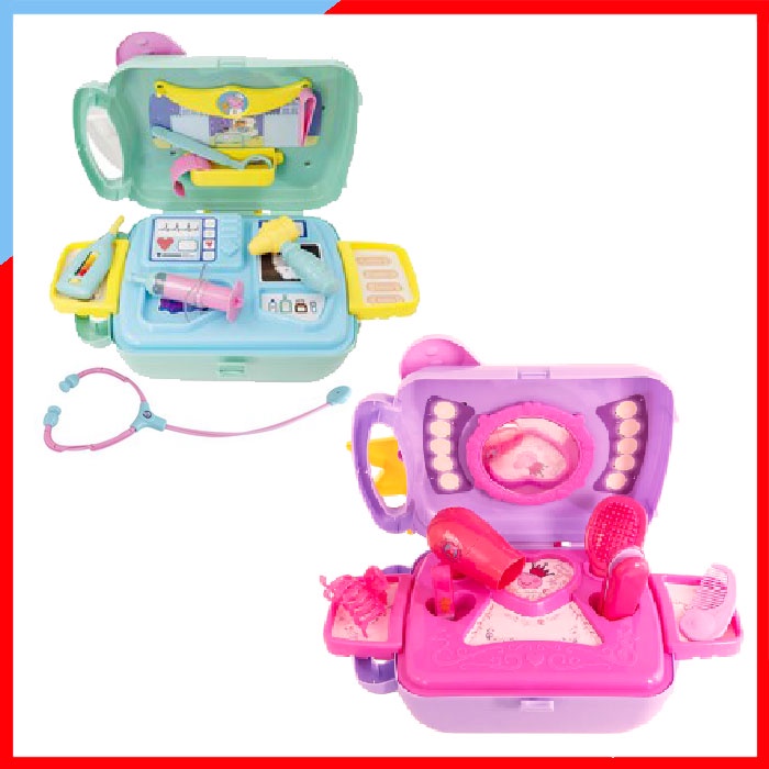 ของแท้ (ทักแชทลด 75฿) ของเล่น Peppa Pig Beauty Parlour ชุดเครื่องประดับผม ของเล่นเด็ก ของเล่นเสริมทักษะ