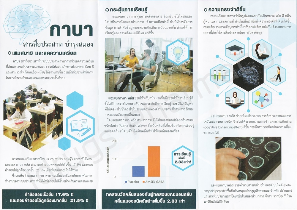 AMSEL GABA PLUS ช่วยเรื่องอะไร แอมเซล กาบา พลัส ช่วยเรื่องอะไร
