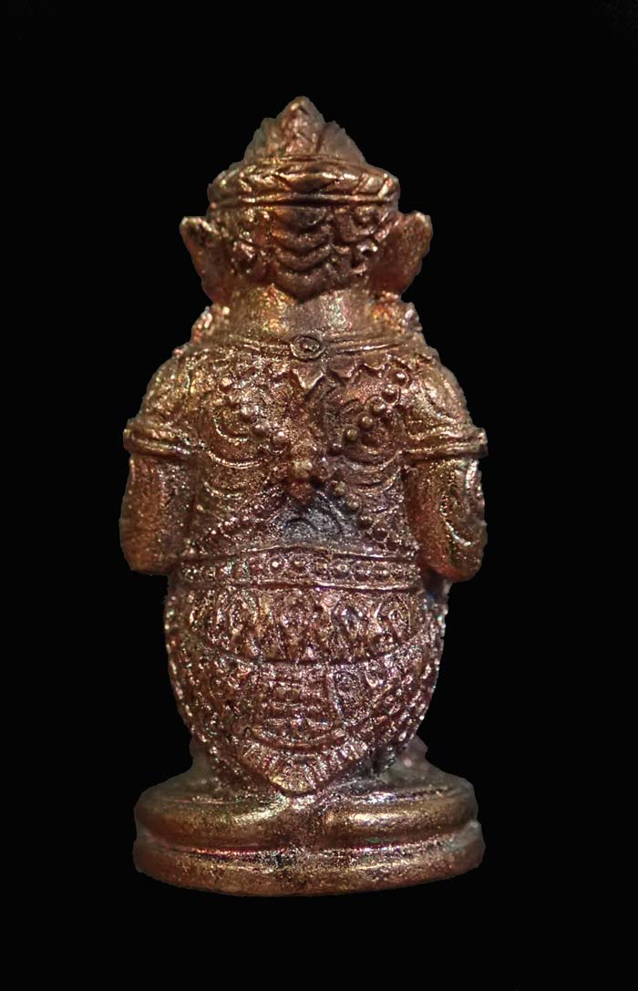 หนุมาน รุ่นแสนสัมฤทธิ์ หลวงปู่แสน ปสันโน วัดหนองจิก จ.ศรีษะเกษ ปี 2561 เนื้อสำริด หมายเลข 1533