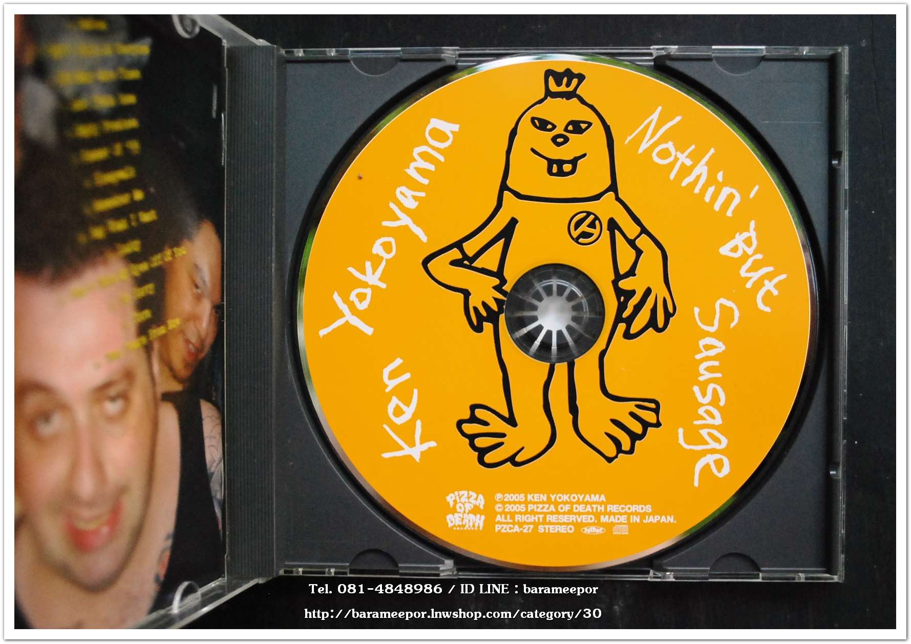 ซีดี.นักร้องญี่ปุ่น KEN YOKOYAMA Nothing ' But Sausage สภาพสวย