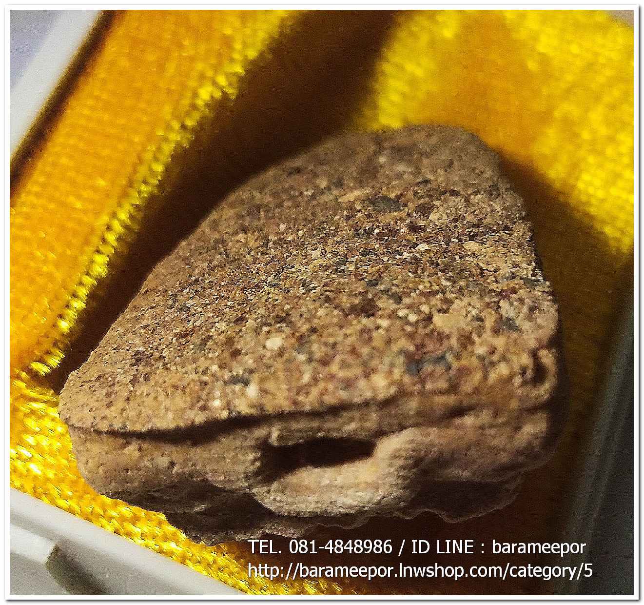 หลวงพ่อทวด พิมพ์ใหญ่ เนื้อว่านมหาเสน่ห์ โรยผงสุวรรณมงคล (ขอบ 2 ชั้น) รุ่นปาฏิหาริย์ วัดห้วยมงคล..3