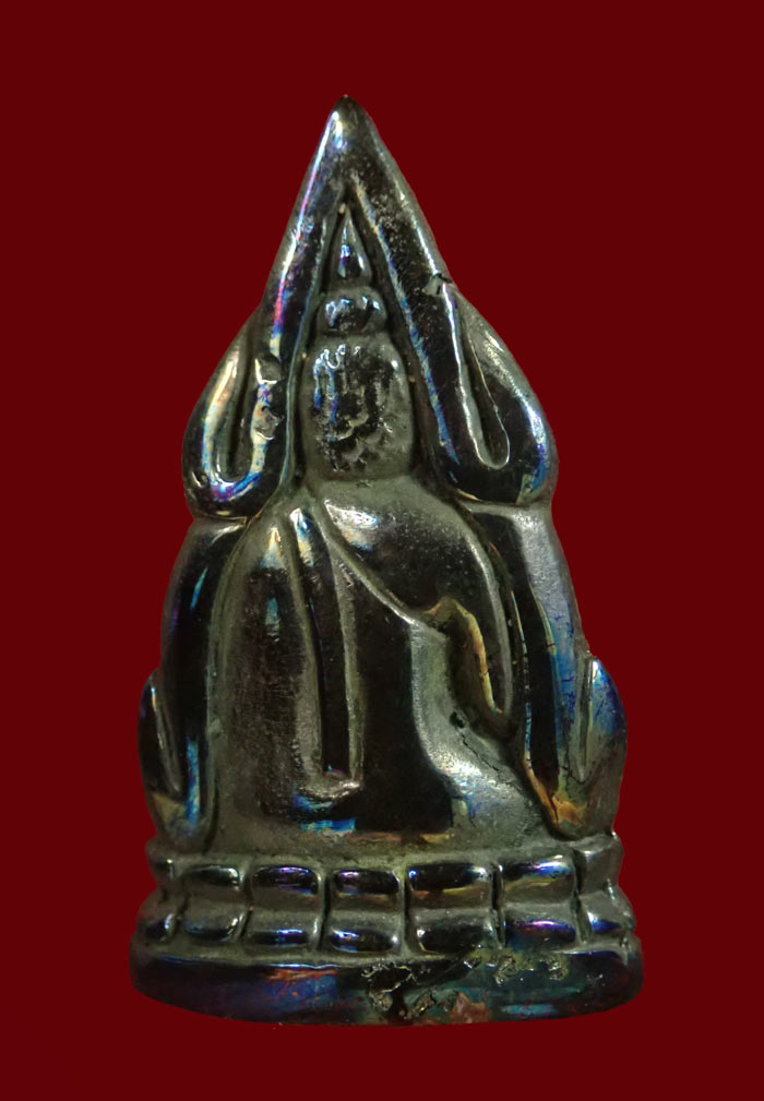 รูปหล่อลอยองค์พระพุทธชินราช (พิมพ์เสาร์5) รุ่นจอมราชันย์ วัดพระศรีรัตนมหาธาตุ พิษณุโลก ปี 2555 เนื้อเมฆสิทธิ์ หมายเลข 1388