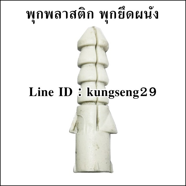 พุกพลาสติก พุกยึดผนัง