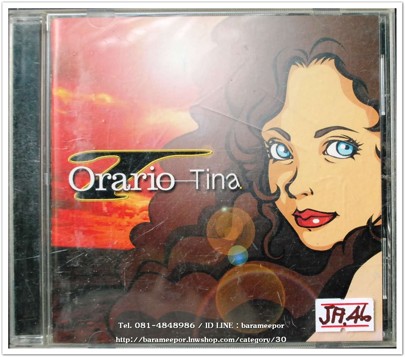 ซีดี.นักร้องญี่ปุ่น TINA ORARIO สภาพแผ่นสวย