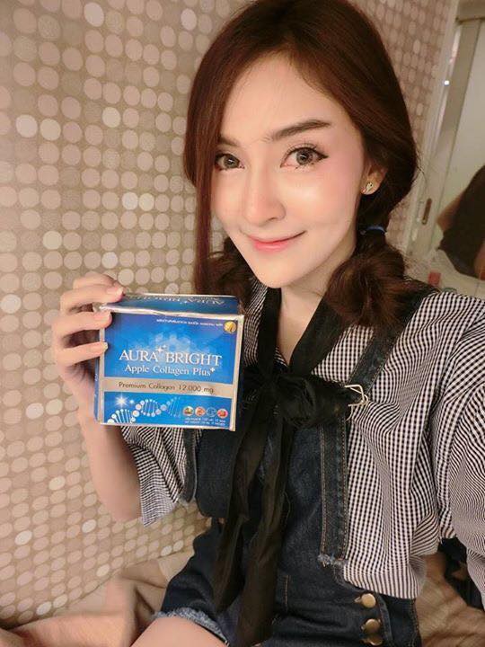 Aura Bright Apple Collagen Plus ออร่า ไบร์ท แอปเปิ้ล คอลลาเจน พลัส เพื่อผิวกระจ่างใส