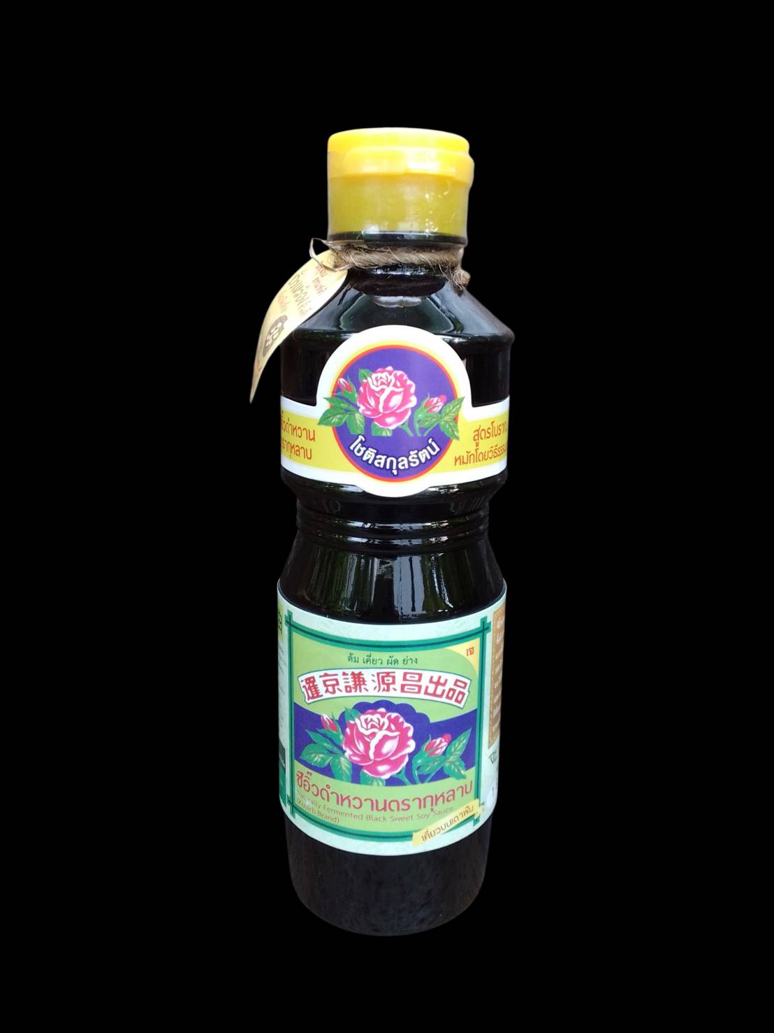 27-181-3200-1 ซีอิ๊วดำ หวาน 300มล. ตรากุหลาบ