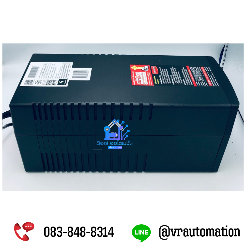 PI 1200VA/840W UPS ZIRCON UPS เพียวซายน์เวฟ สำหรับเกมมิ่ง PSU80+ ประกัน 2 ปี