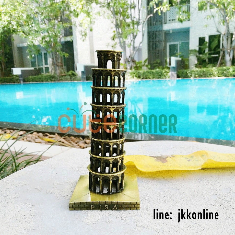 01710-โมเดลหอเอนปิซา 16 ซม - ฟรีค่าส่ง