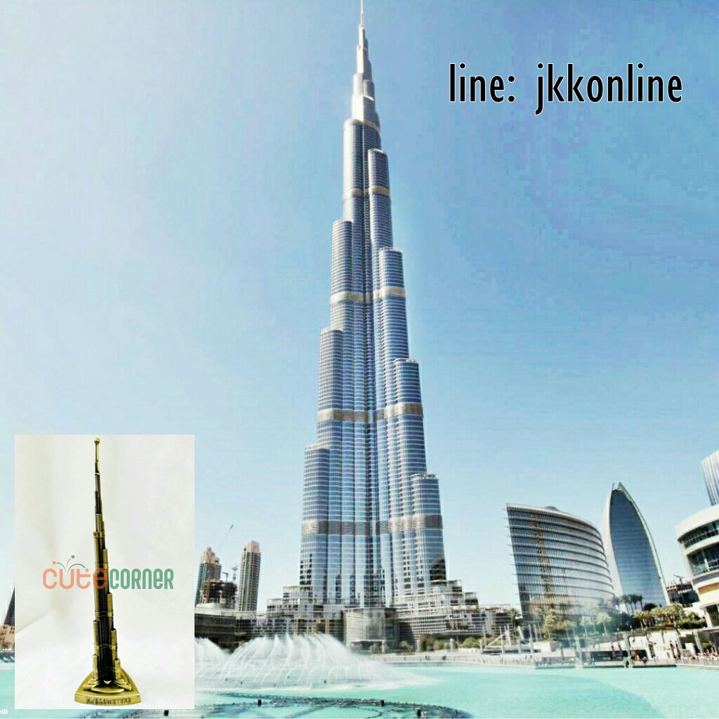 01713-โมเดลตึกบุรจญ์เคาะลีฟะฮ์ 20 ซม - ฟรีค่าส่ง