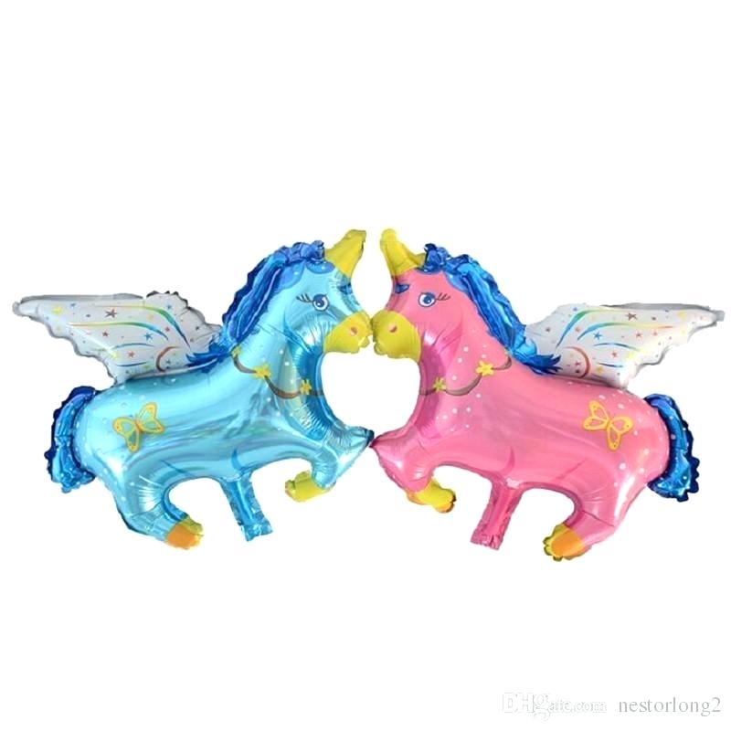 ลูกโป่งม้า unicorn-pony-balloons 24นิ้ว เลือกสี
