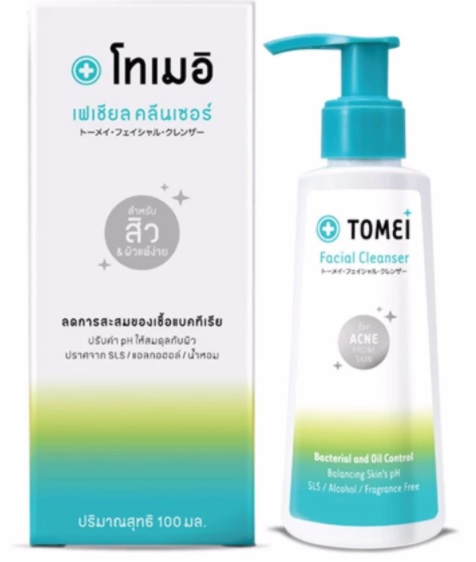 Tomei Facial Cleanser โทเมอิ เฟเชี่ยล คลีนเซอร์ เจลล้างทำความสะอาดผิวหน้า 100ml