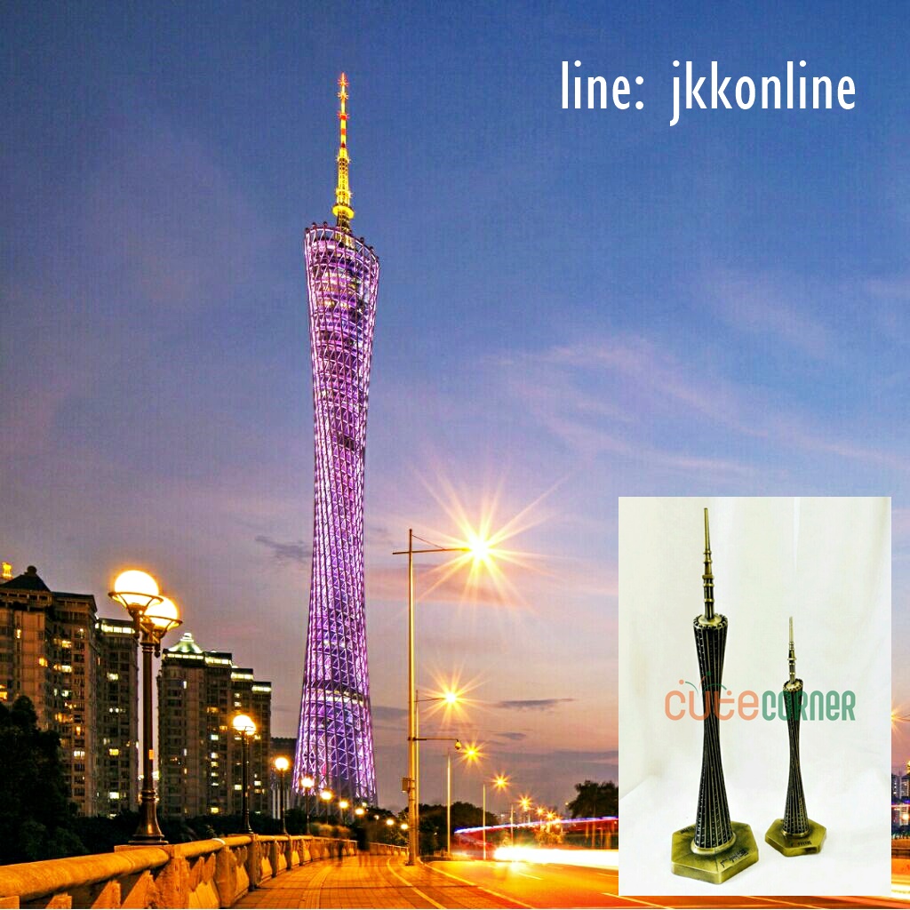 01717-โมเดลกวางโจวทาวเวอร์ 25 ซม - ฟรีค่าส่ง