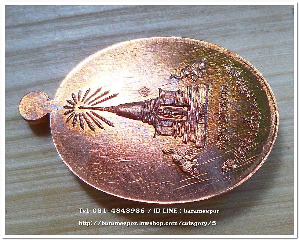 เหรียญหลวงพ่อทวด รุ่นบารมีหลวงพ่อทวด เหรียญรูปไข่ สร้างปี 2555 เนื้อทองแดงผิวไฟ...3