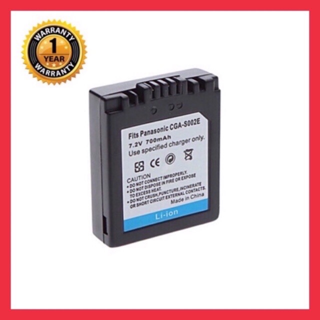 แบตเตอรี่ พานาโซนิค รุ่น CGA-002E(BM7)/Panasonic Digital Camera Battery รุ่น CGA-002E(BM7)