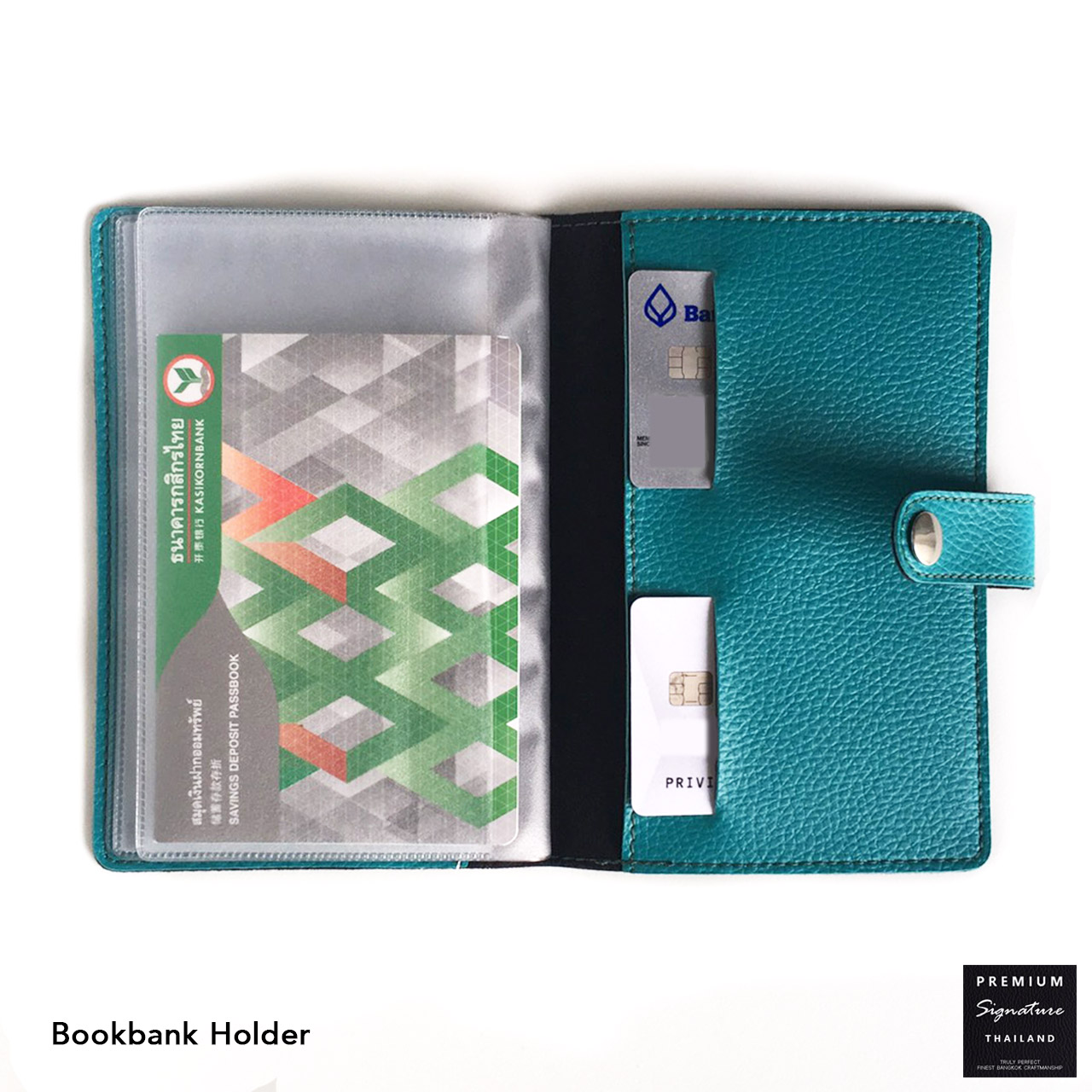 Turquoise(เขียวเทควอยด์) - Bookbank Holder