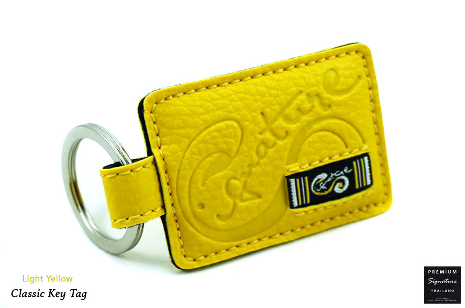 Light Yellow(เหลือง) - Key Tag Classic