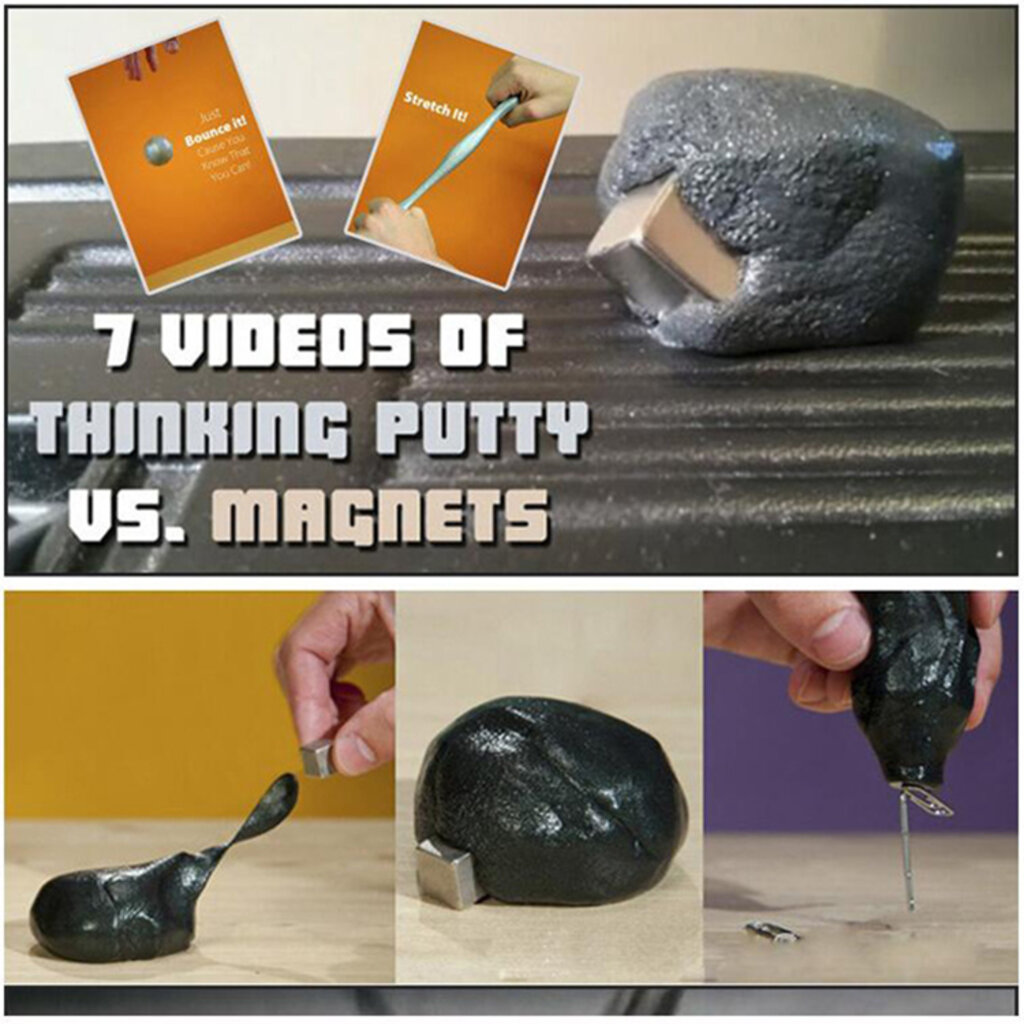 K413-C40 Putty Slime สไมล์อเมริกา แม่เหล็ก รุ่นกากเพชร ขนาด 65 กรัม