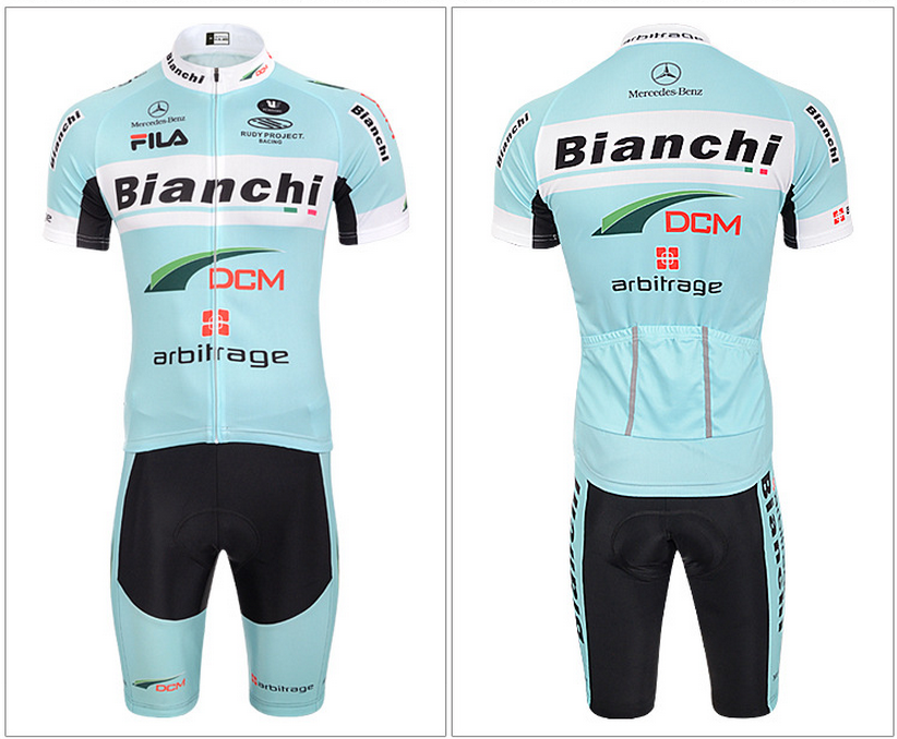 ชุดปั่นจักรยาน Bianchi 2015 เสื้อปั่นจักรยาน และ กางเกงปั่นจักรยาน