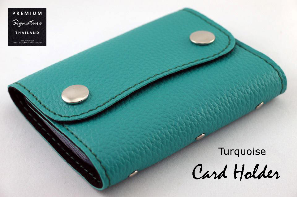 Turquoise(เขียวเทควอยด์) - Card Holder