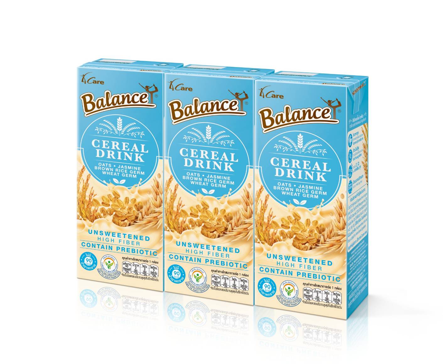 33-024-2100-1 บาลานซ์ *รสจืด *กล่องฟ้า 180มล. ฟอร์แคร์ / แพ็ค 3กล่อง
