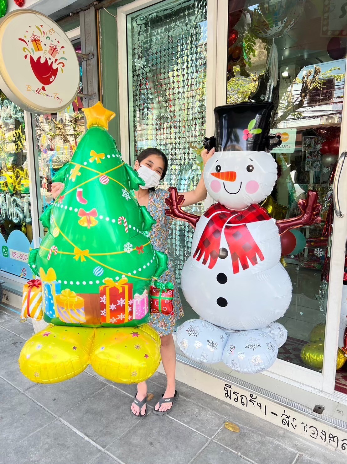 ลูกโป่งคริส์ตมาส christmas balloon