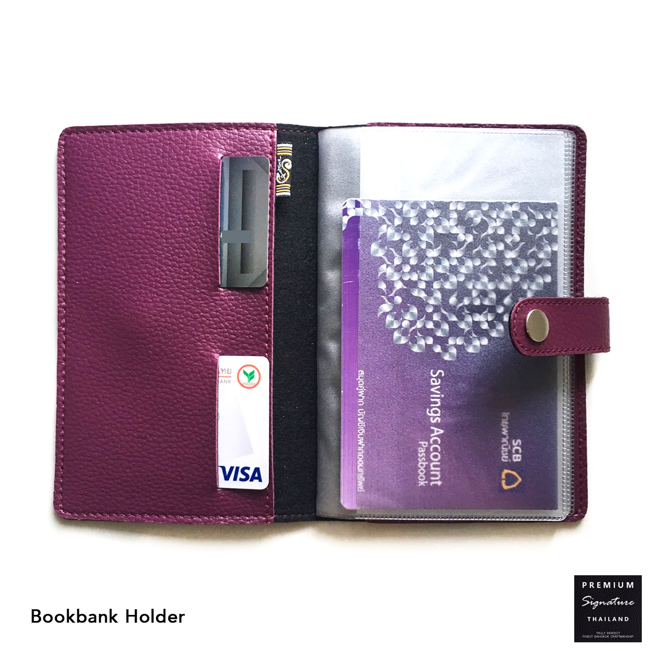 Purple(ม่วง) - Bookbank Holder