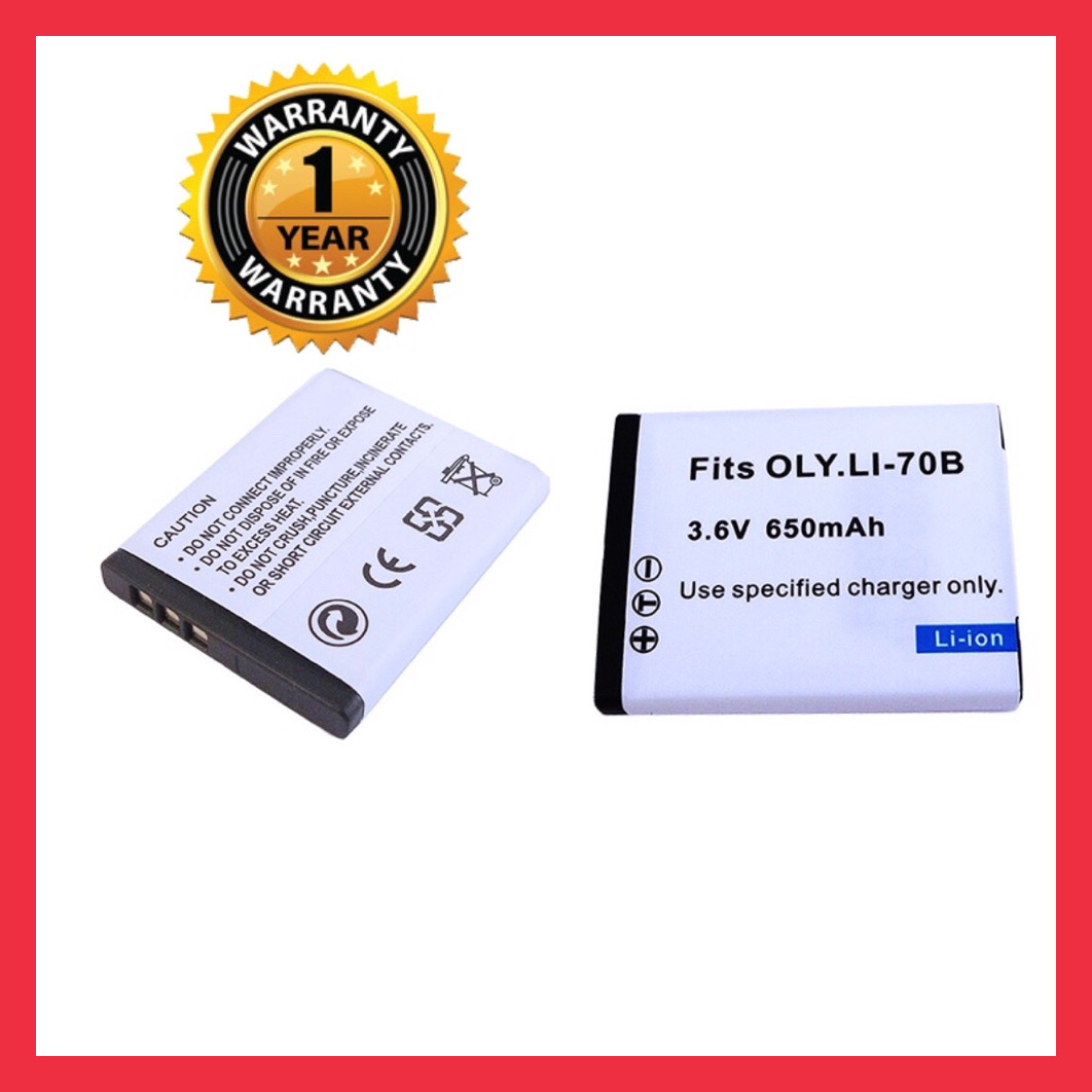 แบตเตอรี่ โอลิมปัส LI70B/Olympus battery LI70B แบตเตอรี่กล้อง Olympus LI-70B LI70B Battery แบตโอลิมปัส ใช้กับกล้อง Olympus FE-4020, FE-4040, FE-5040, VG 150, 160, X-940