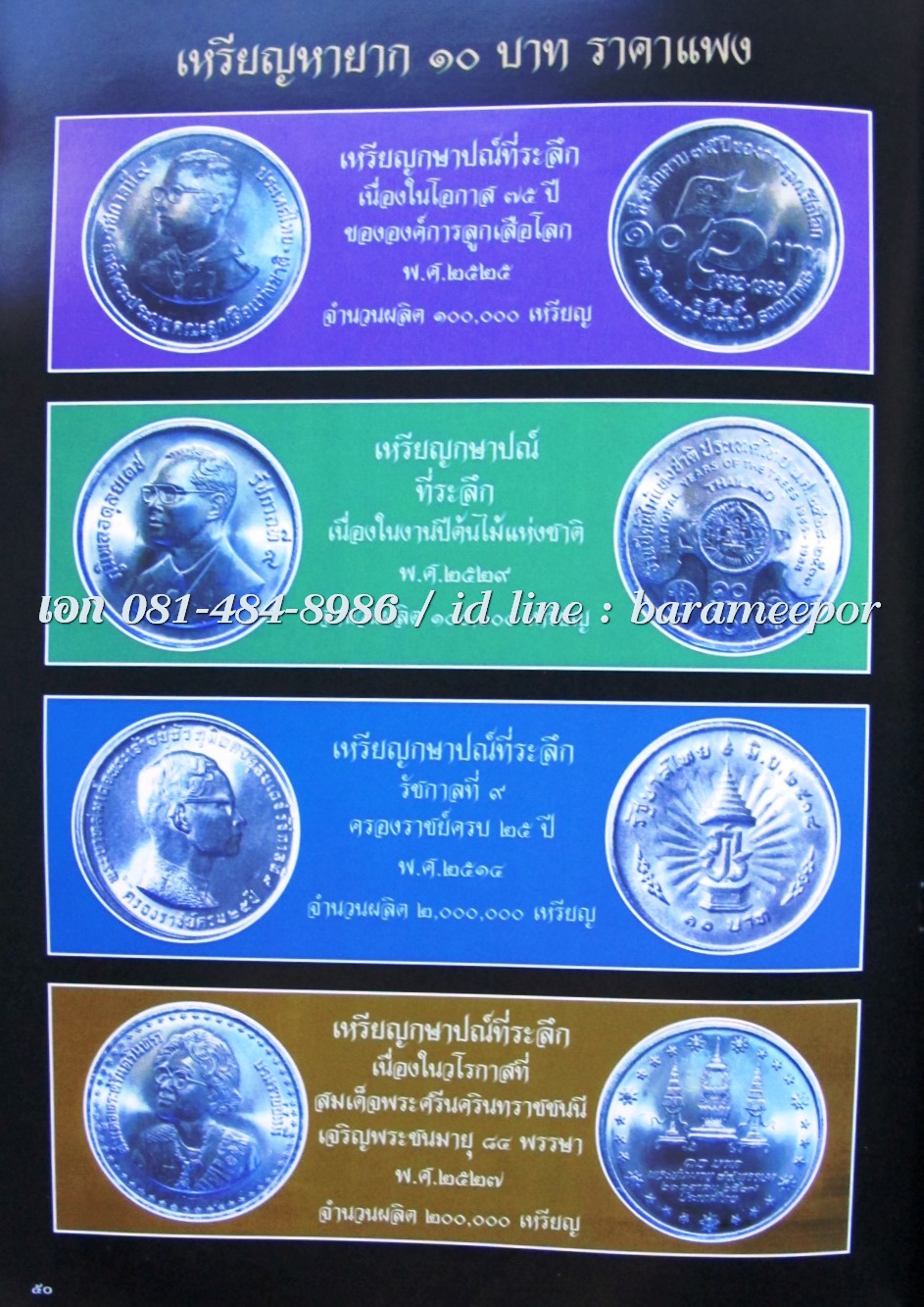 หนังสือ เหรียญกษาปณ์ไทย ร.๙ จากอดีตถึงปัจจุบัน พศ. ๒๔๙๓ ถึง ปัจจุบัน