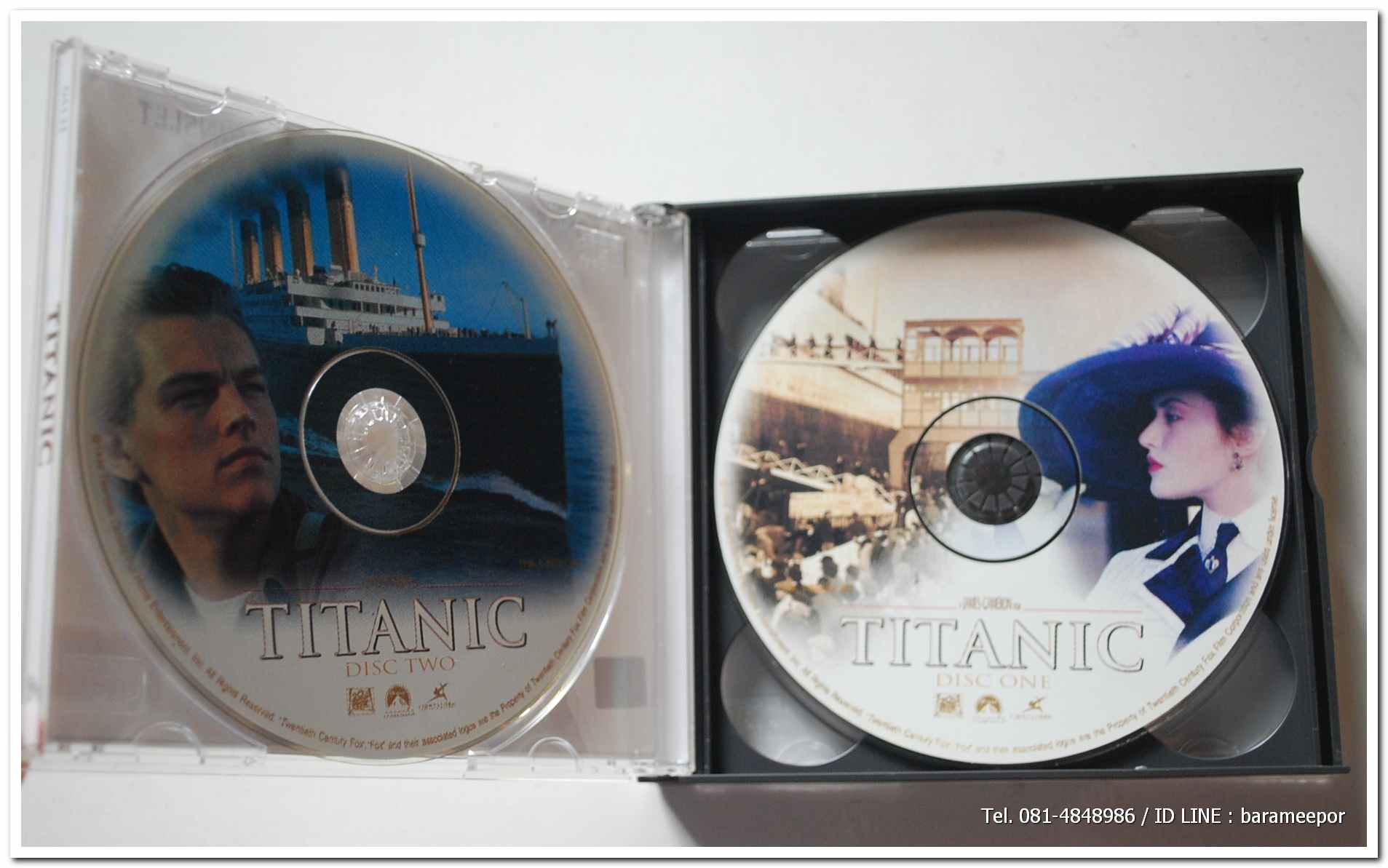 TITANIC VCD. 3 แผ่น สภาพสวย
