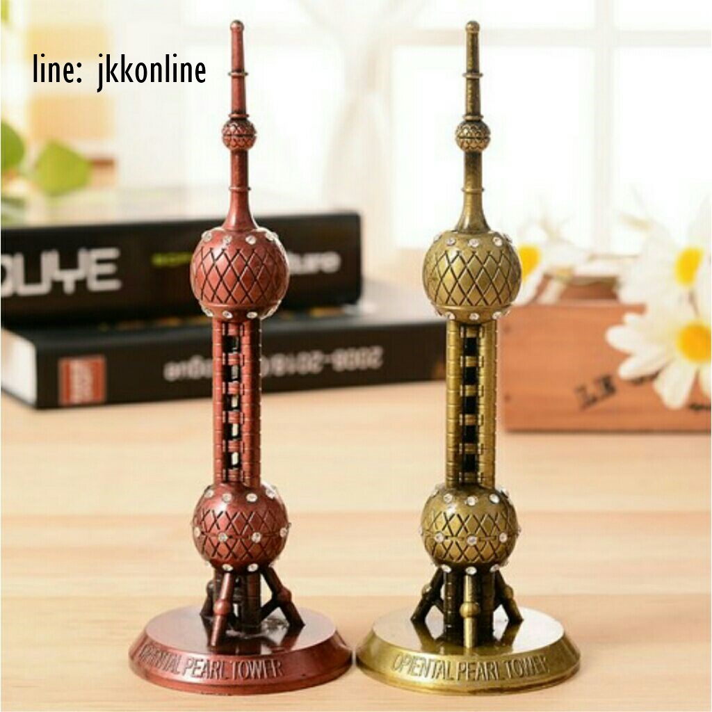 01736-โมเดลหอไข่มุกตะวันออก 18ซม - ฟรีค่าส่ง