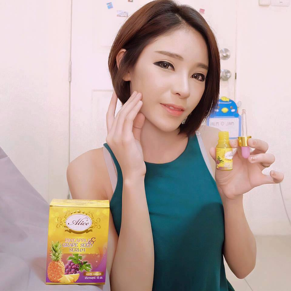 Alice เซรั่มสับปะรด เม็ดองุ่น Pineapple Grape Serum by Alice