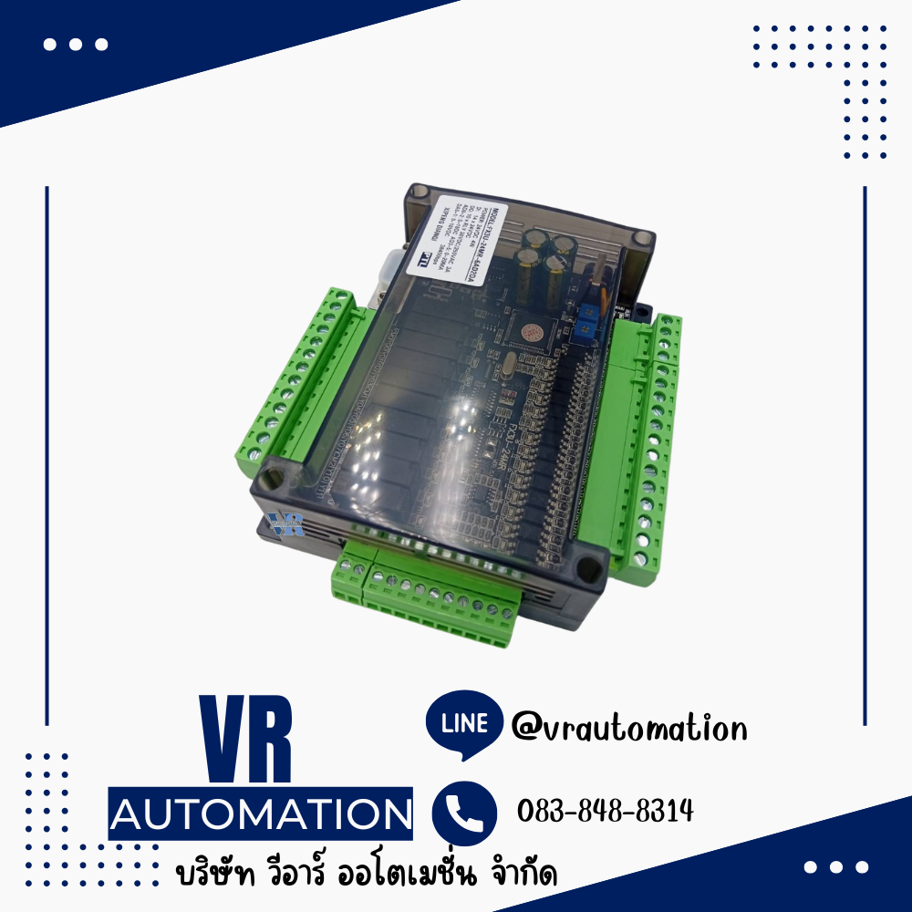 บอร์ด PLC FX3U-24MR-6AD2DA สำหรับงานอุตสาหกรรม