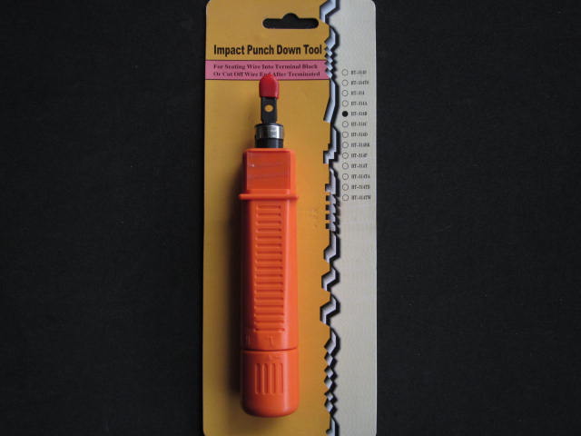 คีมเข้าหัวเต้ารับตัวเมีย สีส้ม (Impact Punch Down Tool)