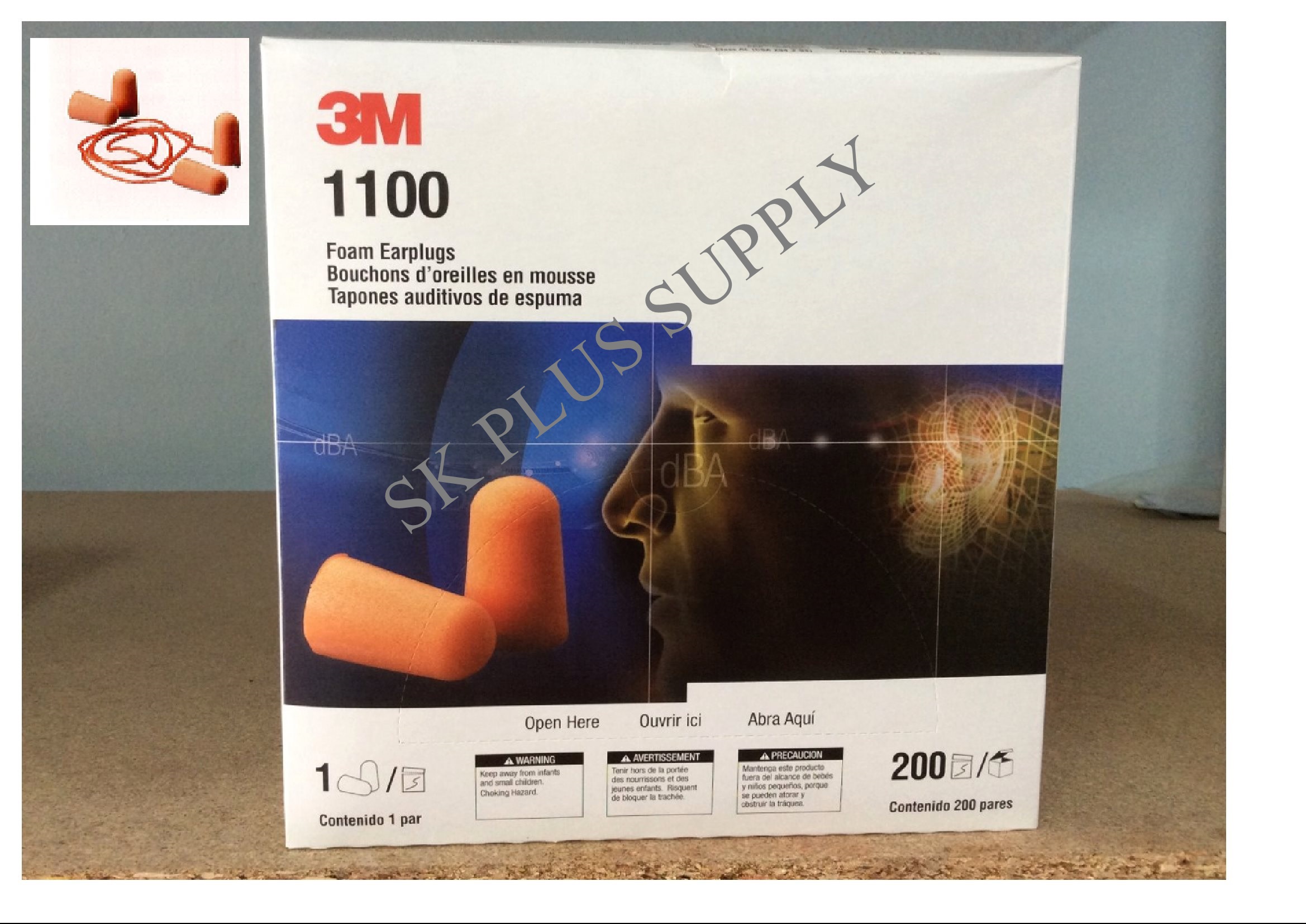 โฟมลดเสียง 3M รุ่น 1100 ชนิดไม่มีสาย