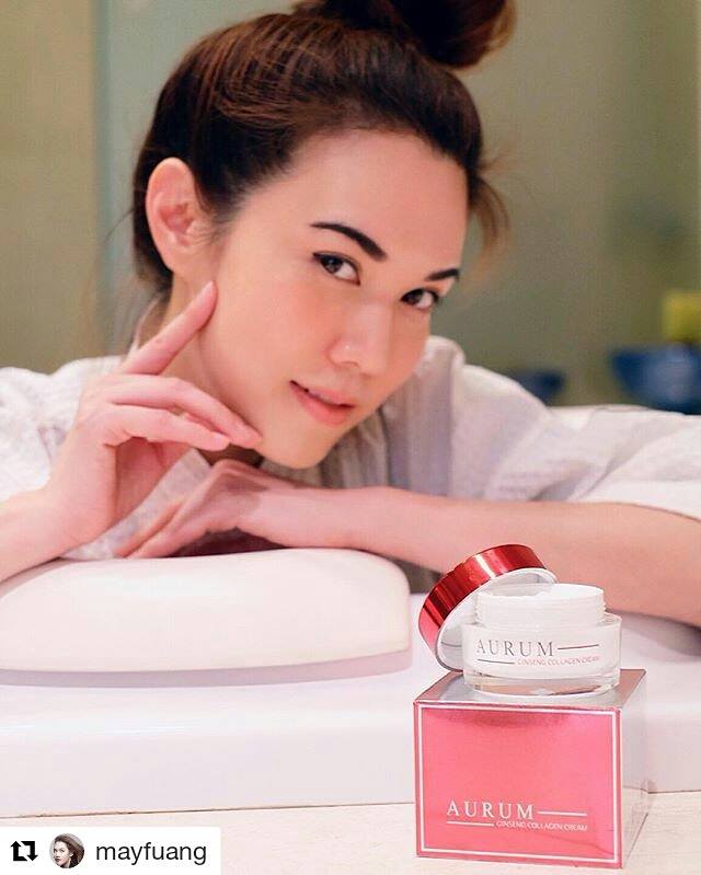 Aurum Ginseng Collagen Cream 50 g. ออรัม ครีมอั้ม พัชราภา ตอบโจทย์ทุกปัญหาผิว