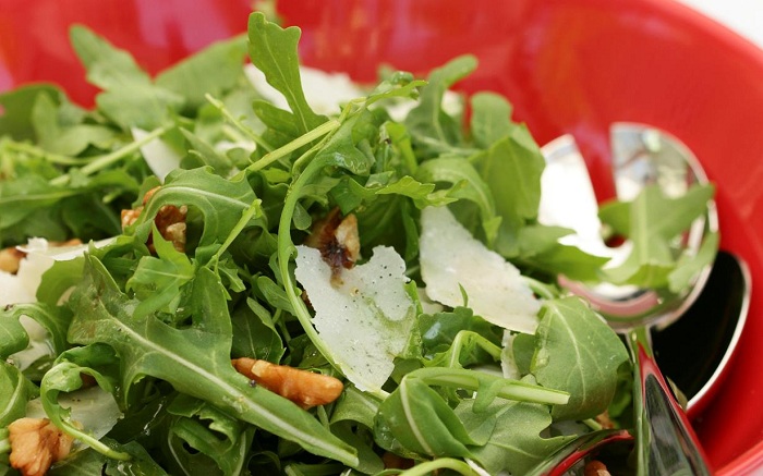 ผักสลัดร็อคเก็ต - Italian Cress Rocket Salad