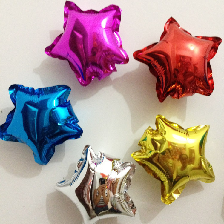 ลูกโป่งฟอยล์ดาว ขนาด 5 นิ้ว Star Foil Balloons