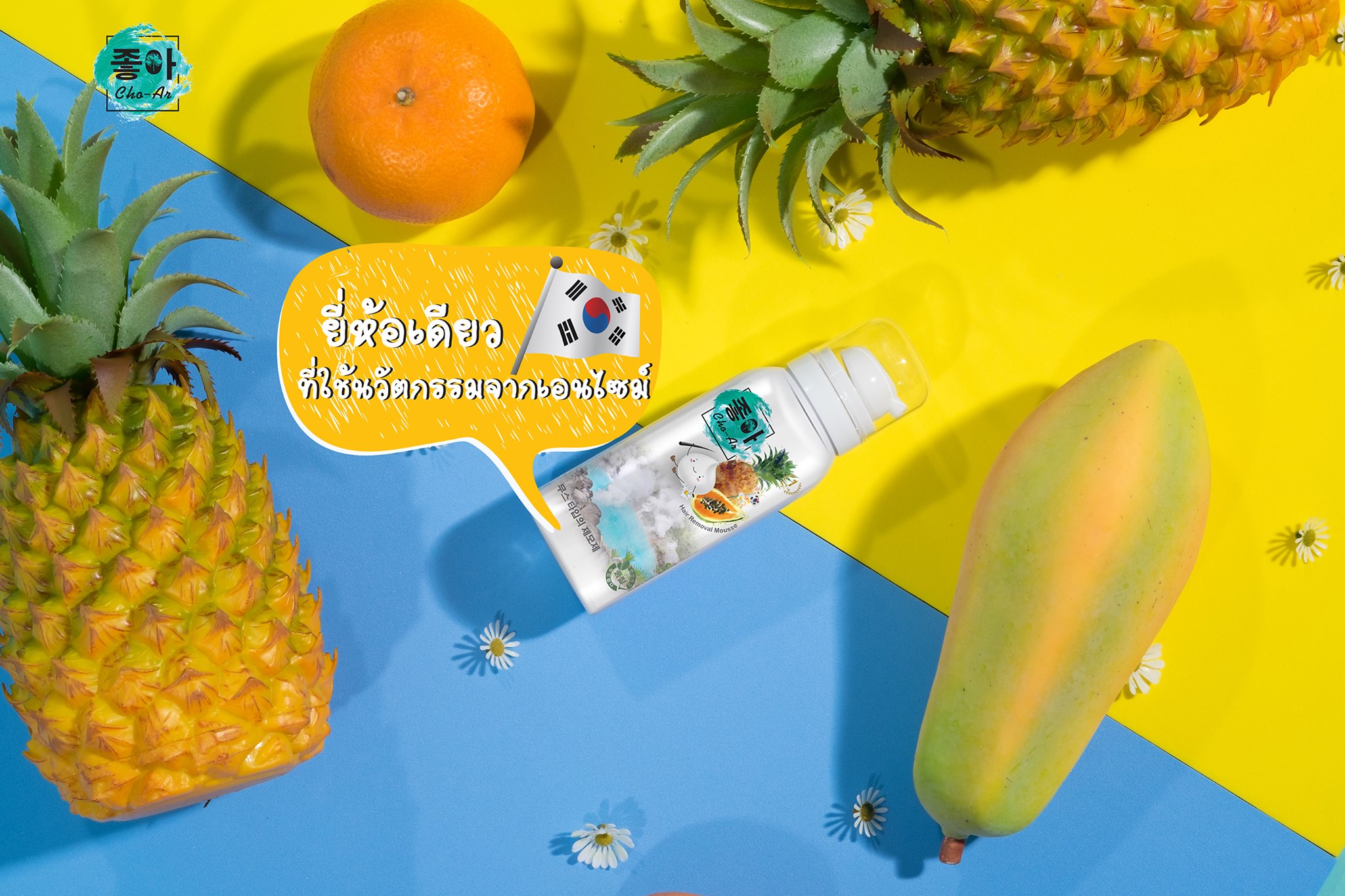 Cho-Ar Hair Removal Mousse 100 ml. มูสกำจัดขน โชอา